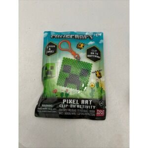 Minecraft‎ Pixel Art Clip On Activity Kit Creeper Bundle Mojang Studios
